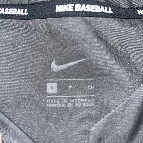Nike Baseball Jacket Men S Gray Batting Practice Warm Up Pullover Windbreaker - Picture 3 of 6
